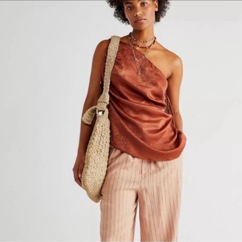 $120 Free People Multi Way Tie Hattie Mini Dress, Tunic, or Blouse - Picture 3 of 4